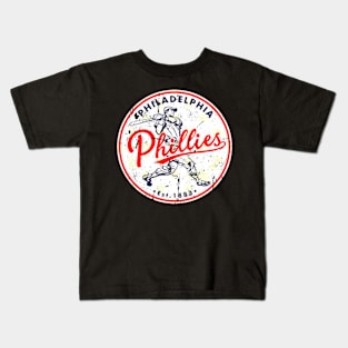 Vintage Style Philadelphia Phillies Kids T-Shirt